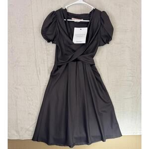 David Szeto Women's Dress Size 9-10 M Brown Made in France Fall 2007 Collection